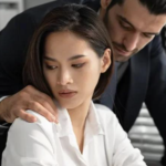 Employee experiencing workplace harassment and hostile work environment due to inappropriate comments from coworker